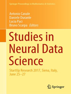 cover image of Studies in Neural Data Science